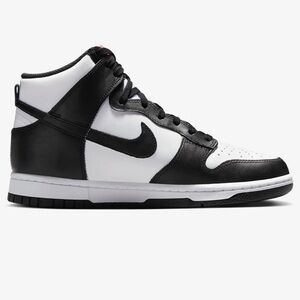 nike dunk high top panda sneakers